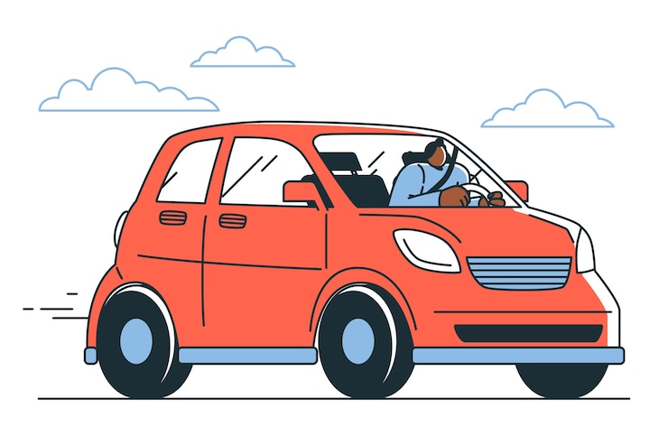 Vettore gratuito illustrazione del concetto di guida
