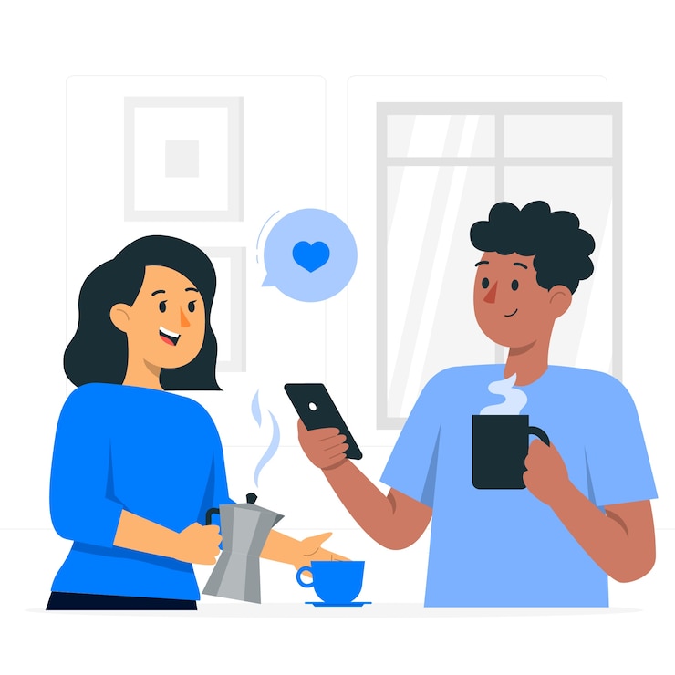 Vettore gratuito illustrazione del concetto di tazza di caffè