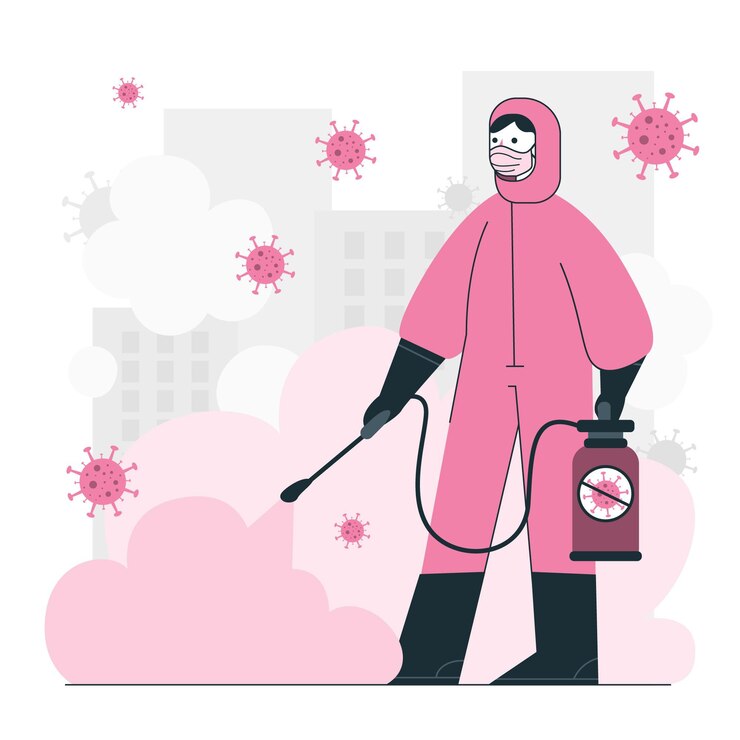 Vettore gratuito illustrazione del concetto di virus