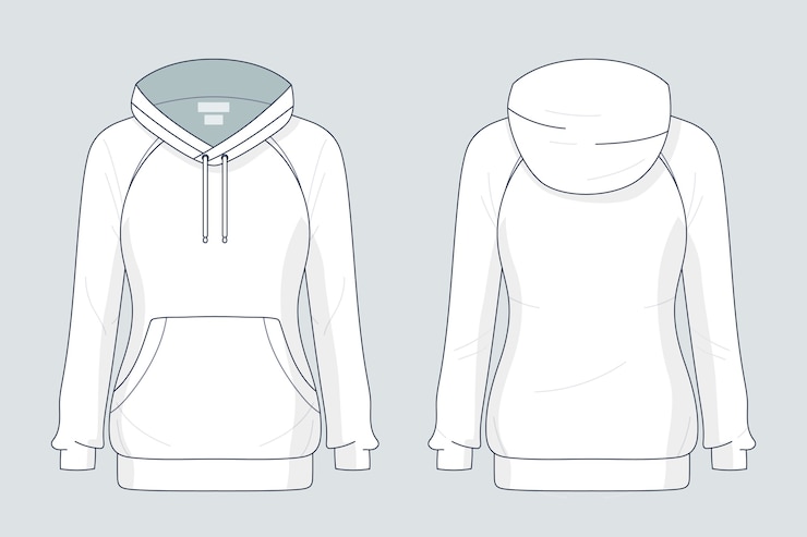 Vettore gratuito illustrazione del contorno del cappuccio disegnato a mano