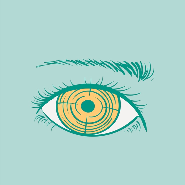 Vettore gratuito illustrazione del disegno della mano del concetto dell&#39;obiettivo di obiettivi