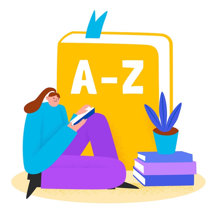 Vettore gratuito illustrazione del glossario disegnato a mano
