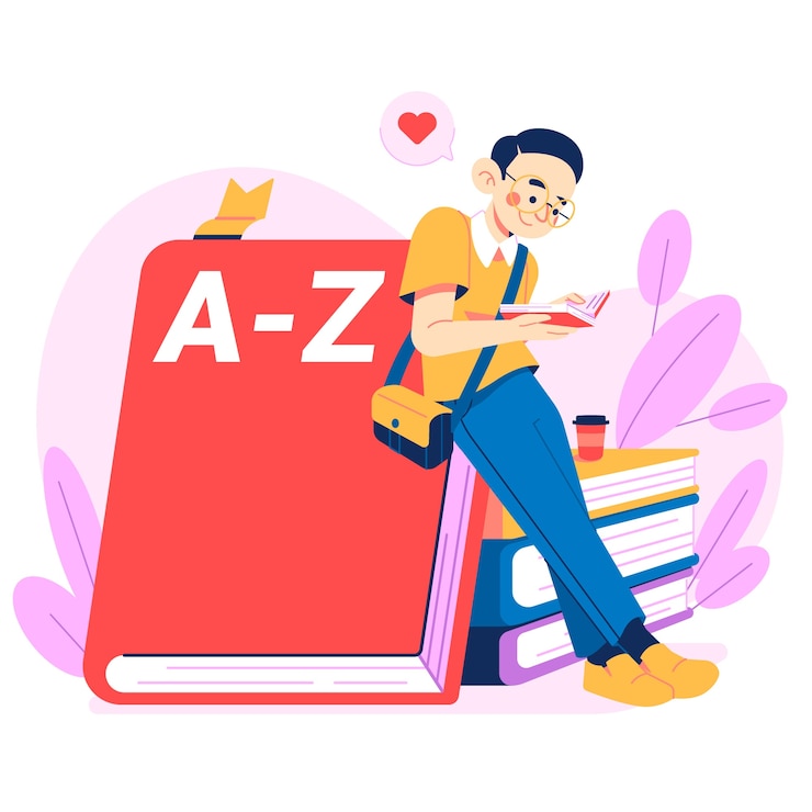 Vettore gratuito illustrazione del glossario disegnato a mano
