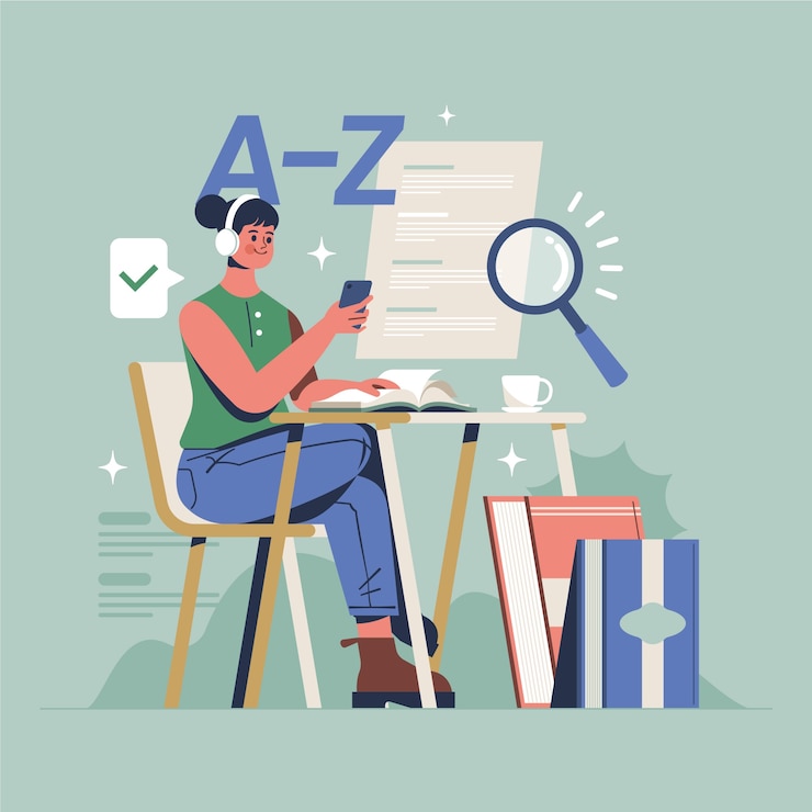 Vettore gratuito illustrazione del glossario disegnato a mano
