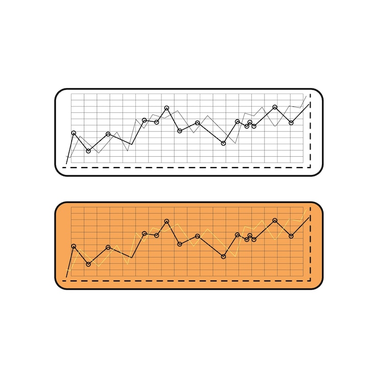 Vettore gratuito illustrazione del grafico di analisi dei dati