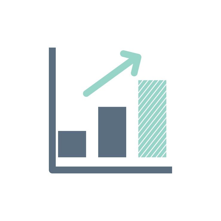 Vettore gratuito illustrazione del grafico di analisi dei dati