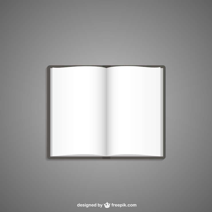 Vettore gratuito illustrazione del libro bianco