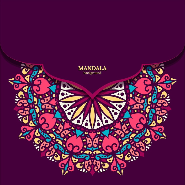 Vettore gratuito illustrazione del mandala