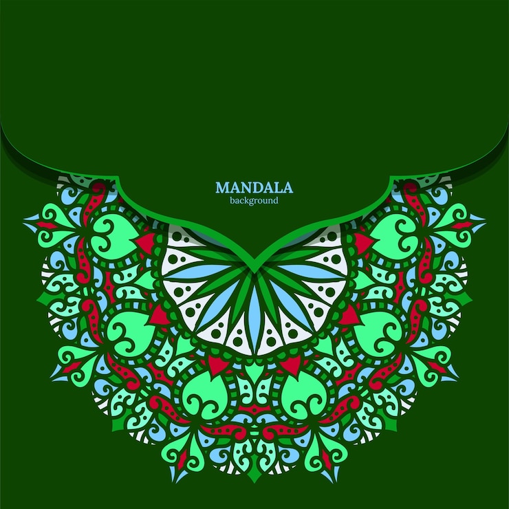 Vettore gratuito illustrazione del mandala