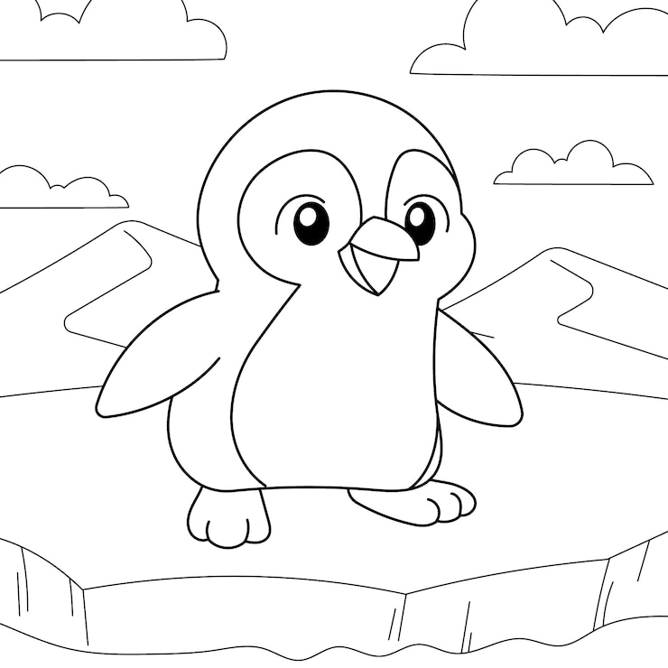 Vettore gratuito illustrazione del profilo animale disegnato a mano