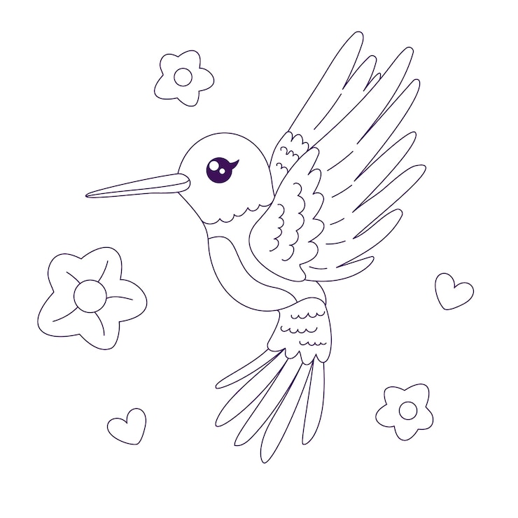 Vettore gratuito illustrazione del profilo animale disegnato a mano