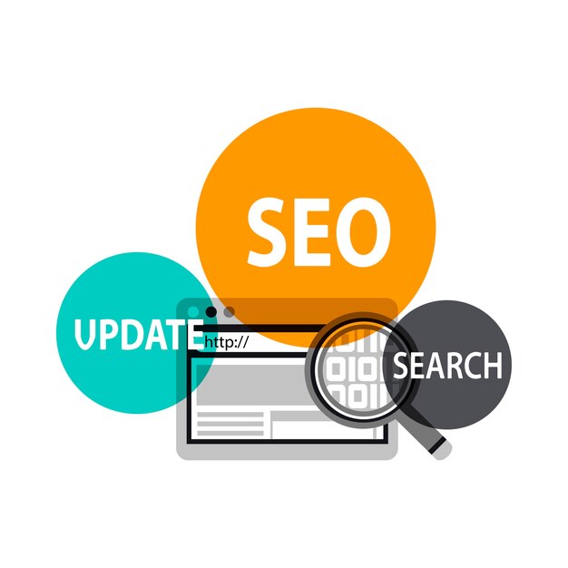 Illustrazione del sito Web di ricerca