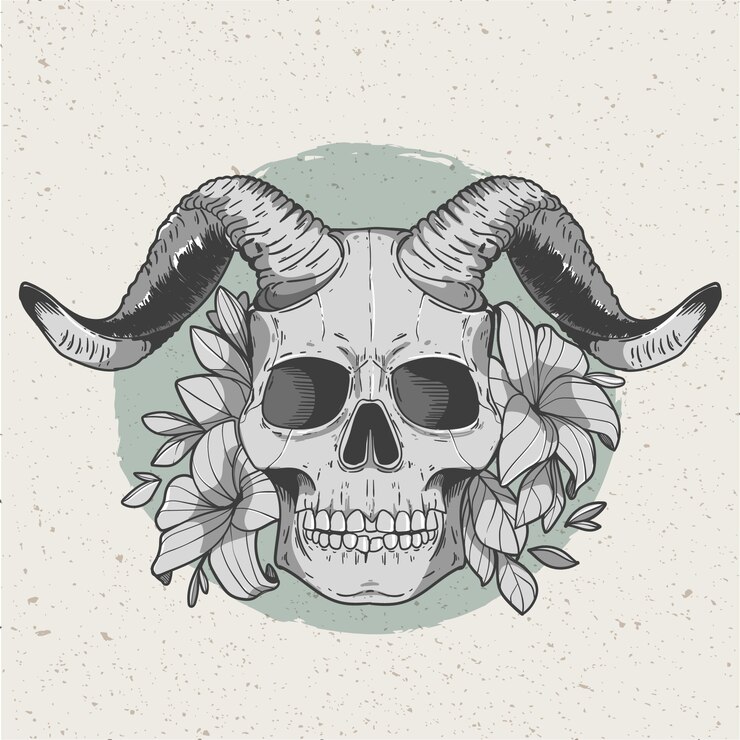 Vettore gratuito illustrazione del tatuaggio chicano disegnato a mano