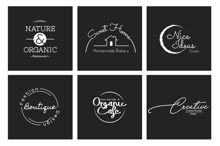Vettore gratuito illustrazione dell'insegna del bollo di logo del negozio di affari