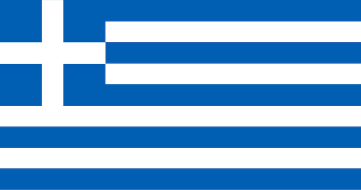 Vettore gratuito illustrazione della bandiera della grecia