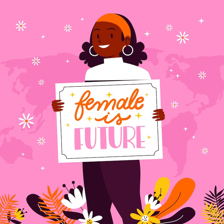 Vettore gratuito illustrazione della celebrazione della festa della donna piatta