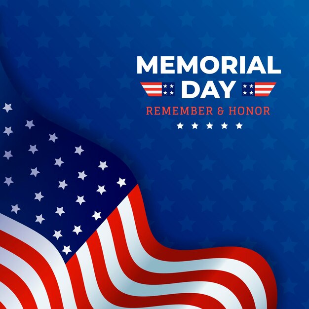 Illustrazione della giornata commemorativa di Gradient usa