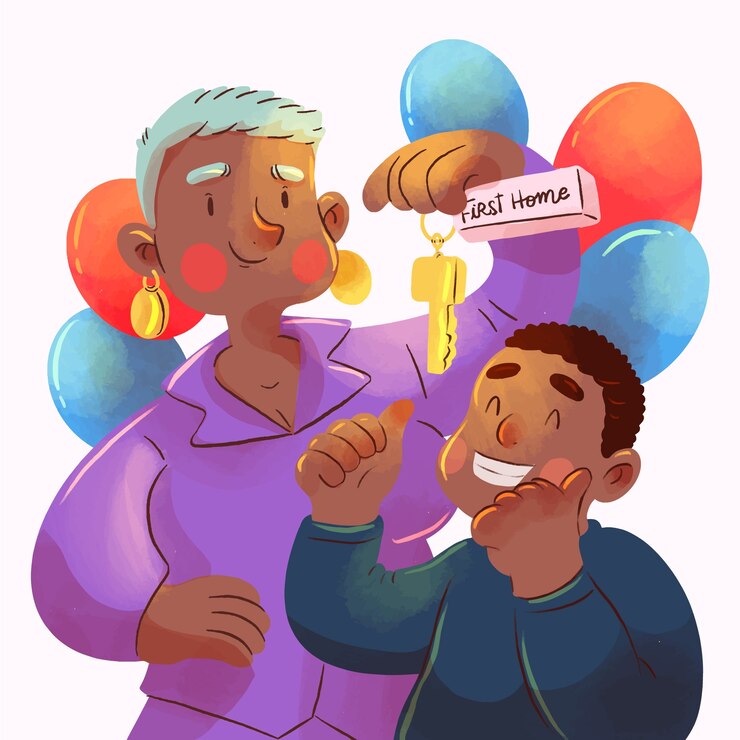 Vettore gratuito illustrazione della prima volta dipinta a mano