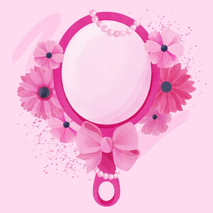 Vettore gratuito illustrazione della ragazza rosa caldo dell'acquerello