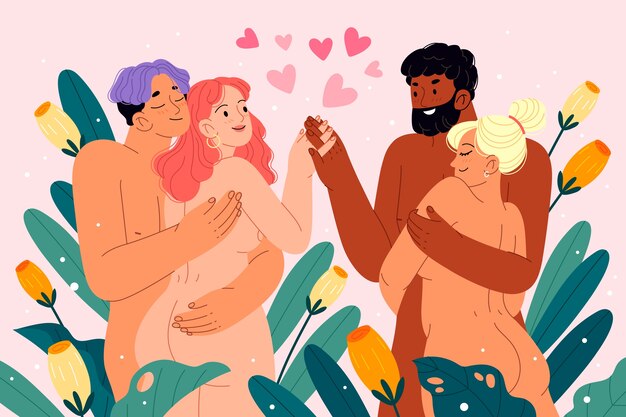 Illustrazione della relazione aperta disegnata a mano
