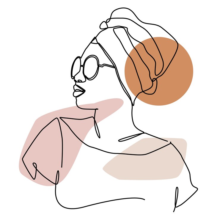 Vettore gratuito illustrazione di arte di una linea disegnata a mano