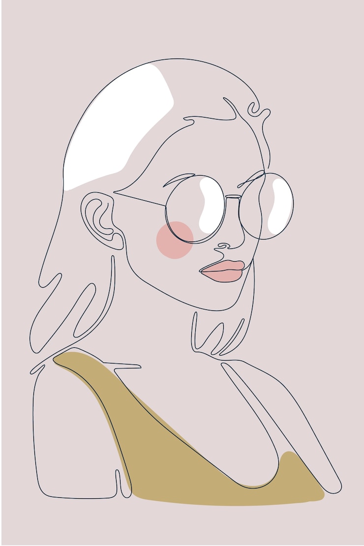 Vettore gratuito illustrazione di arte di una linea disegnata a mano