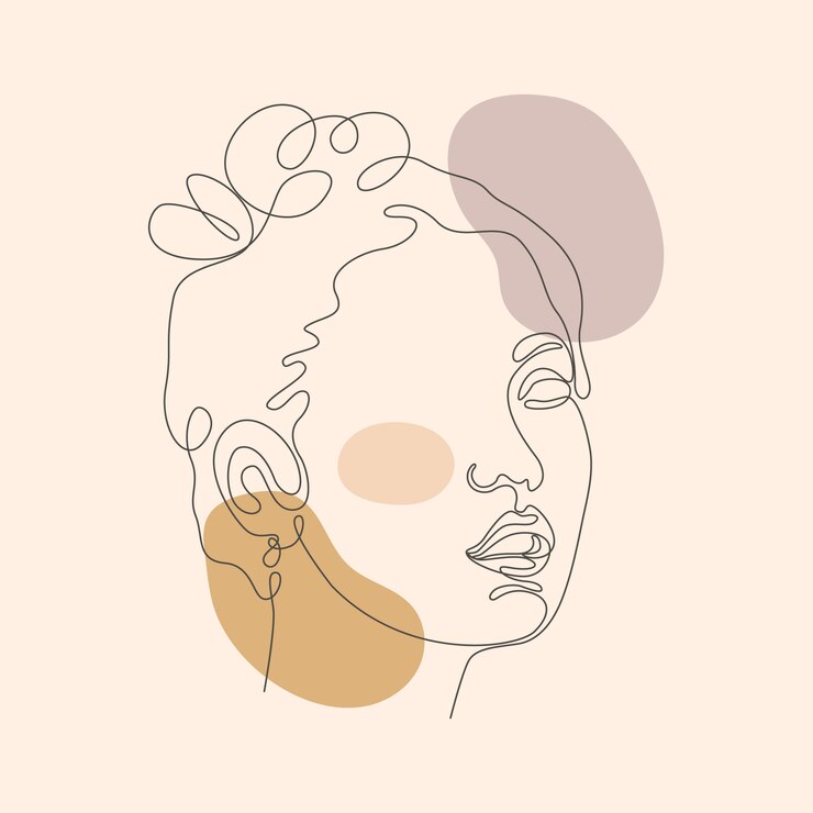 Vettore gratuito illustrazione di arte di una linea disegnata a mano