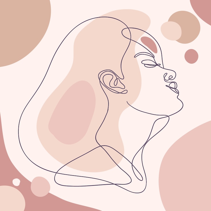 Vettore gratuito illustrazione di arte di una linea disegnata a mano