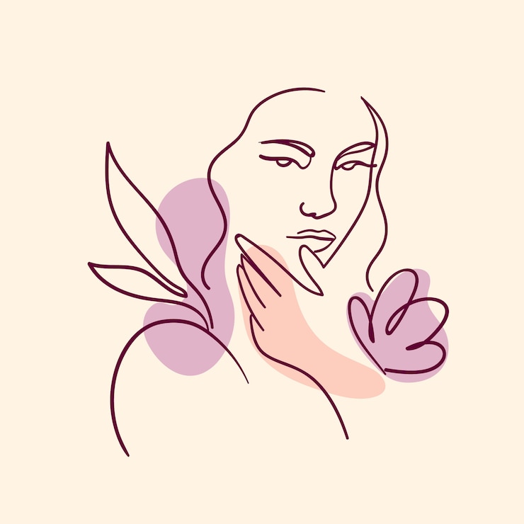 Vettore gratuito illustrazione di arte di una linea disegnata a mano