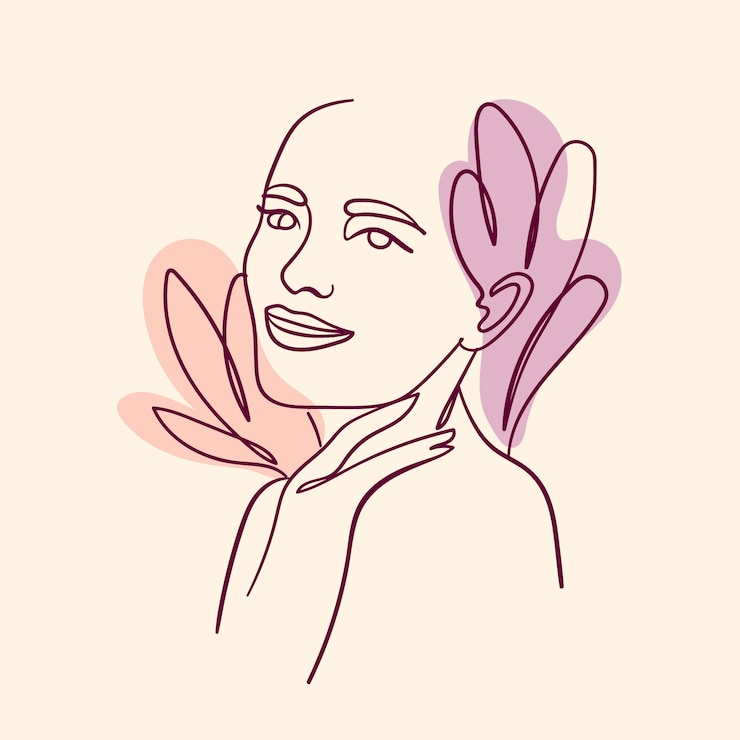 Vettore gratuito illustrazione di arte di una linea disegnata a mano