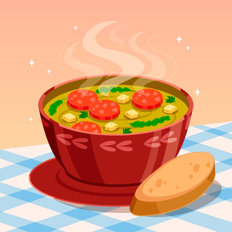 Vettore gratuito illustrazione di caldo verde disegnata a mano