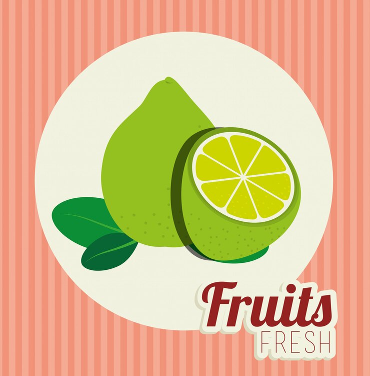 Vettore gratuito illustrazione di cibo sano di frutta