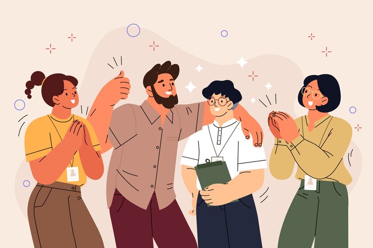 Vettore gratuito illustrazione di complimento disegnata a mano