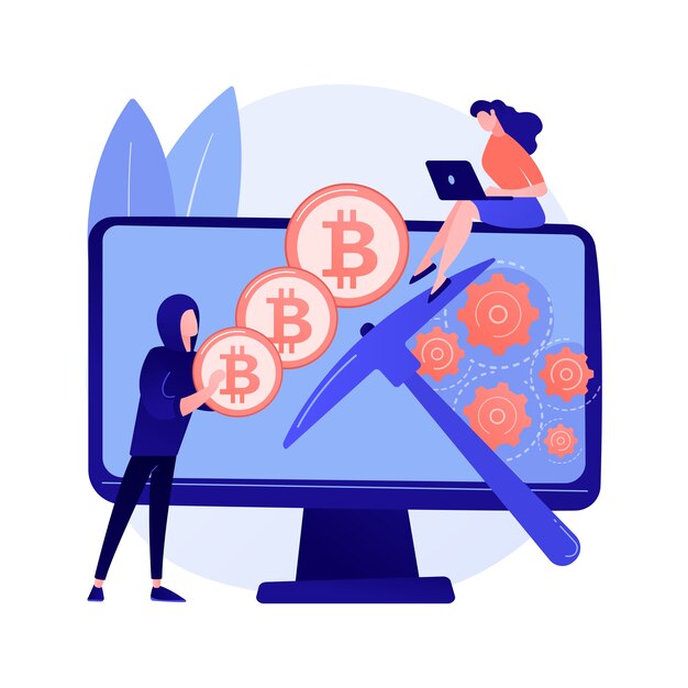 Illustrazione di concetto astratto di data mining nascosta