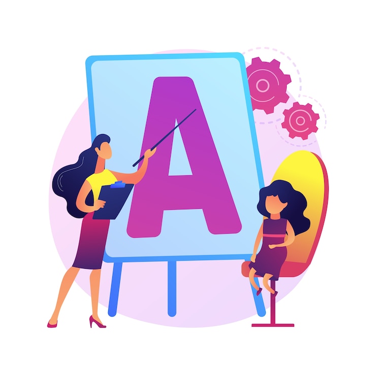 Vettore gratuito illustrazione di concetto astratto di screening dello sviluppo. valutazione dello sviluppo del bambino, monitoraggio dello sviluppo, pratica di screening, valutazione comportamentale dei bambini, metafora astratta primaria.