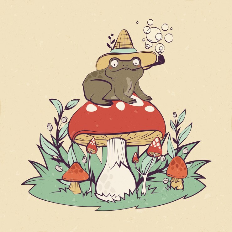 Vettore gratuito illustrazione di cottagecore disegnata a mano