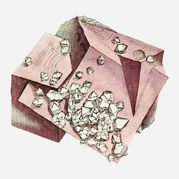 Illustrazione di diamanti vintage