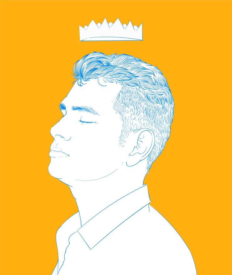 Vettore gratuito illustrazione di disegno a mano del viso umano