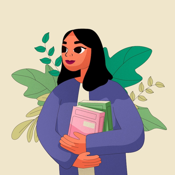 Vettore gratuito illustrazione di donne iraniane disegnate a mano