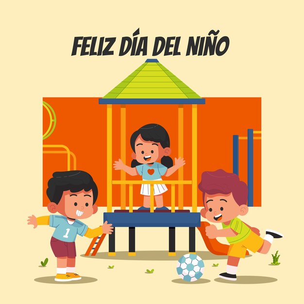 Illustrazione di flat dia del nino