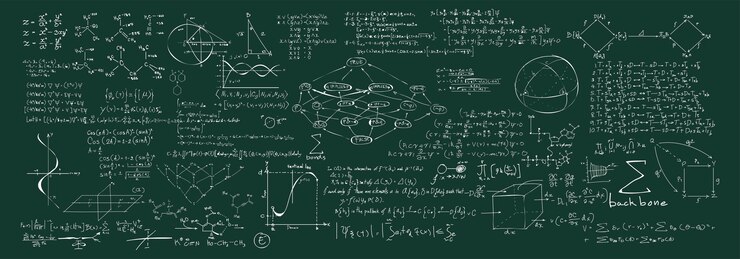 Vettore gratuito illustrazione di formule chimiche