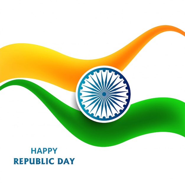 Illustrazione di Happy Republic Day of India