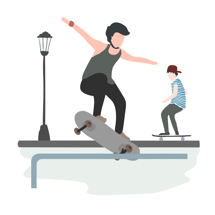 Vettore gratuito illustrazione di hobbies e attività umane