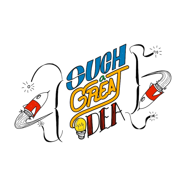 Vettore gratuito illustrazione di idee creative