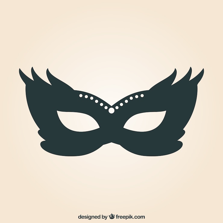 Vettore gratuito illustrazione di maschere di carnevale