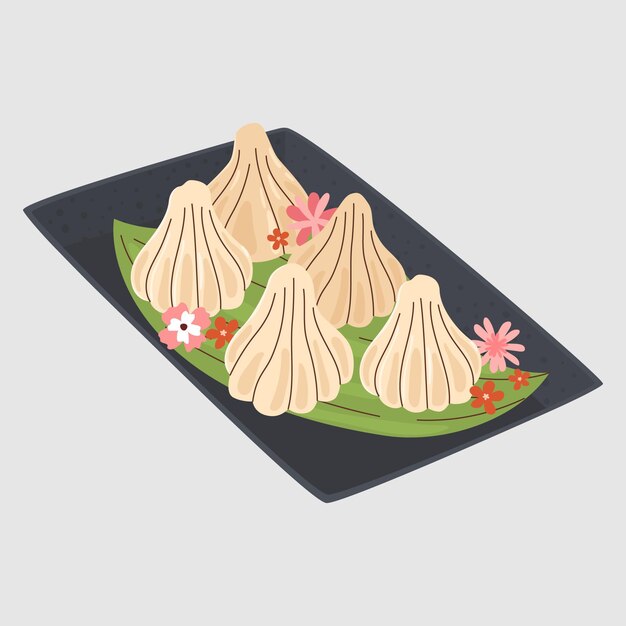 Illustrazione di modak disegnata a mano