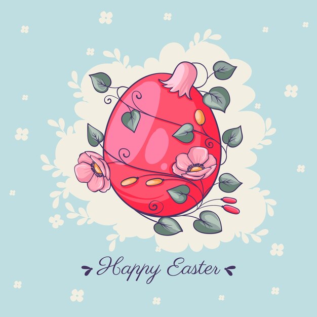 Illustrazione di Pasqua disegnata a mano