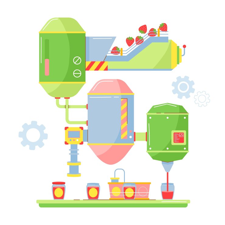 Vettore gratuito illustrazione di produzione alimentare disegnata a mano