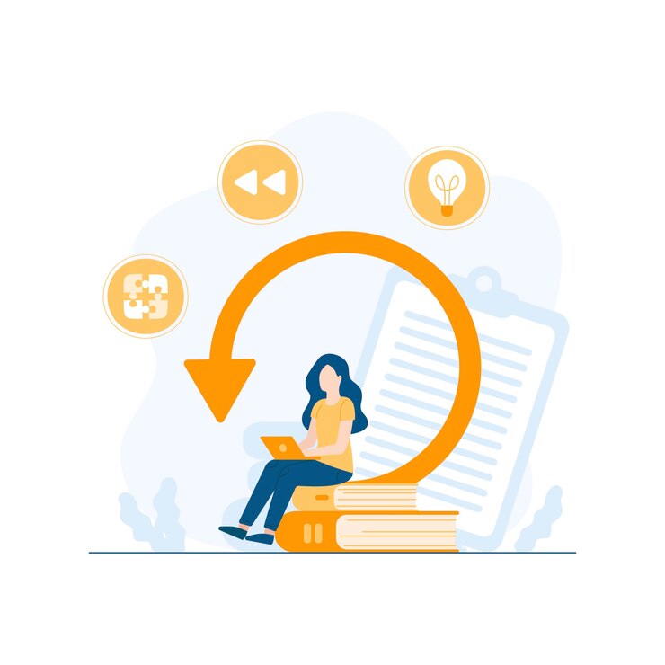 Vettore gratuito illustrazione di riepilogo di design piatto disegnato a mano