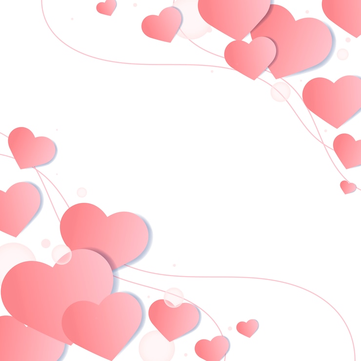 Vettore gratuito illustrazione di sfondo di san valentino